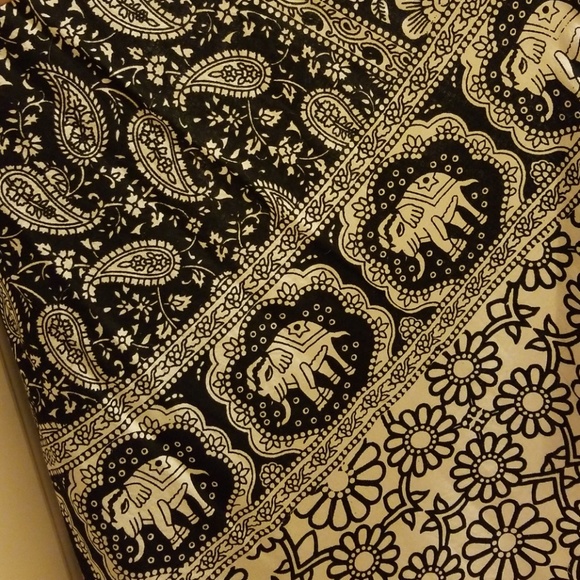 Wrap Around 100% Cotton Skirt - Picture 3 of 6